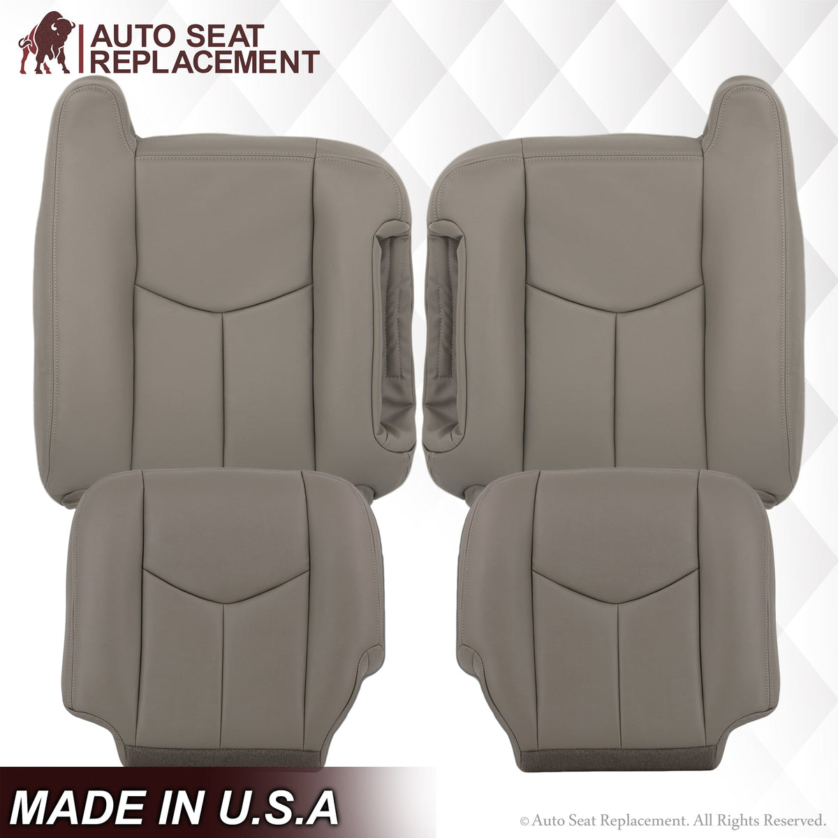 2003-2007 Chevy Silverado/Avalanche Seat Cover In Light Gray: Choose From Variation
