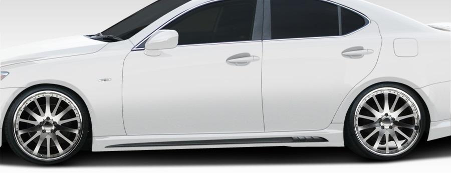 2006-2013 Lexus IS Duraflex W-1 Side Skirts