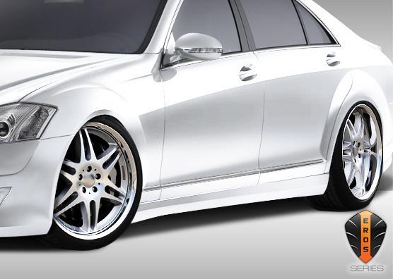 2007-2013 Mercedes S Class Duraflex Eros Version 1 Side Skirts