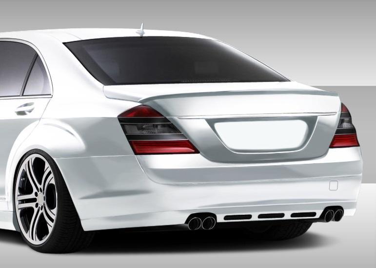 2007-2009 Mercedes S Class Duraflex Eros Version 1 Rear Lip