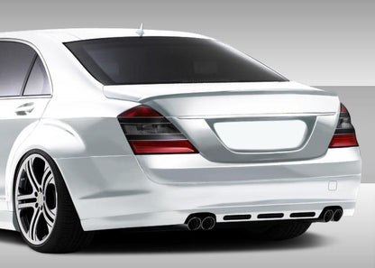 2007-2009 Mercedes S Class Duraflex Eros Version 1 Rear Lip
