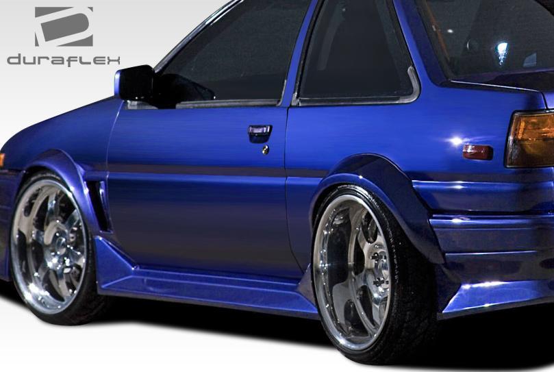 1984-1987 Toyota Corolla Duraflex RF Design Side Skirts