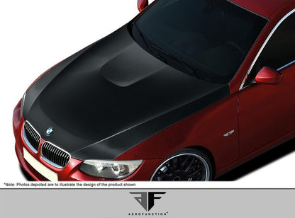 2007-2010 BMW 3 Series Aero Function AF-2 Carbon Fiber Hood
