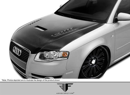 2006-2008 Audi A4 Aero Function AF-1 Carbon Fiber Hood