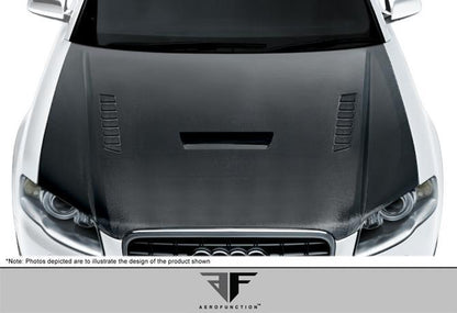 2006-2008 Audi A4 Aero Function AF-1 Carbon Fiber Hood