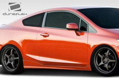 2012-2015 Honda Civic Duraflex H-Sport Side Skirts