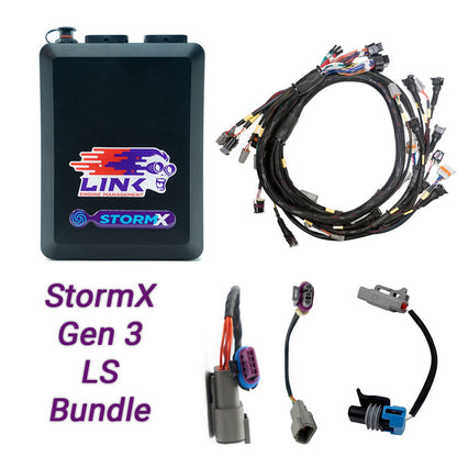 LINK ECU Gen3 LS Cable Throttle Bundle: G4X StormX ECU + LS Engine Harness