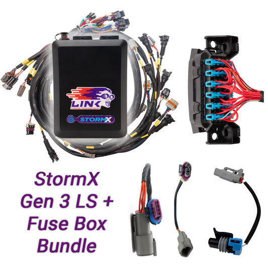 LINK ECU Gen3 LS Bundle: G4X StormX ECU + LS Engine Harness + Fuse Box