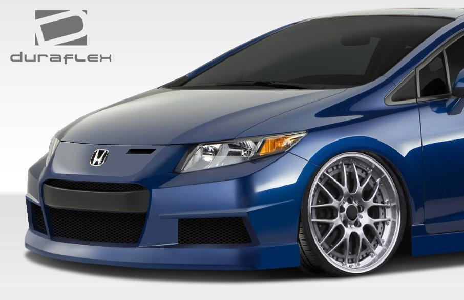 2012-2013 Honda Civic Duraflex Bisimoto Front Bumper