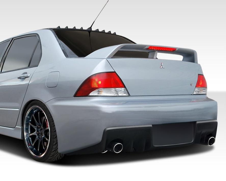 2002-2003 Mitsubishi Lancer Duraflex Evo X Look Rear Bumper