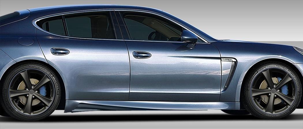 2010-2015 Porsche Panamera Duraflex Eros Version 3 Side Skirts