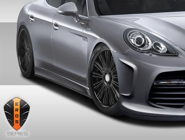 2010-2015 Porsche Panamera Duraflex Eros Version 4 Side Skirts