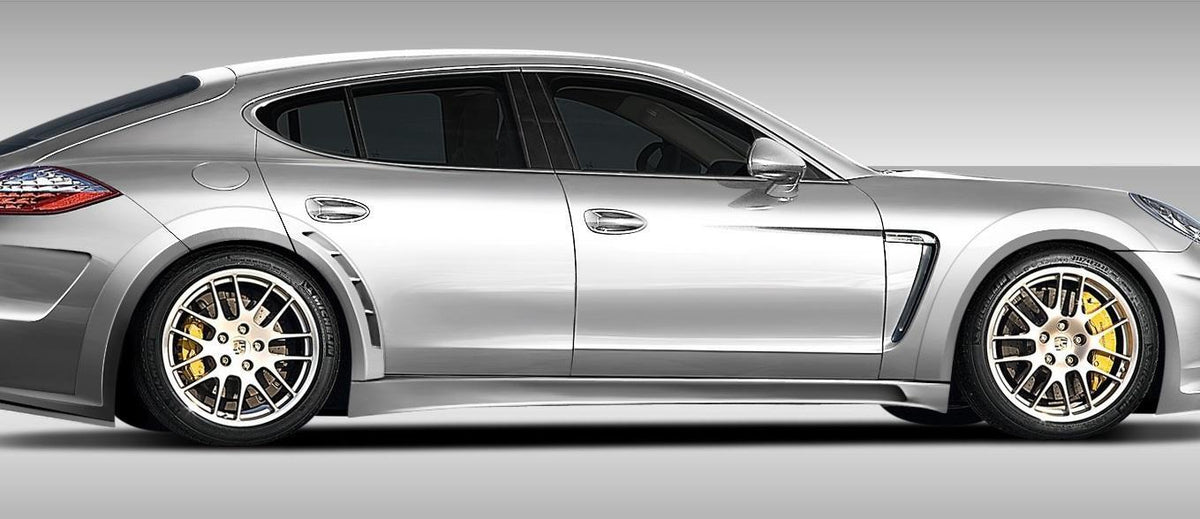 2010-2015 Porsche Panamera Duraflex Eros Version 4 Side Skirts