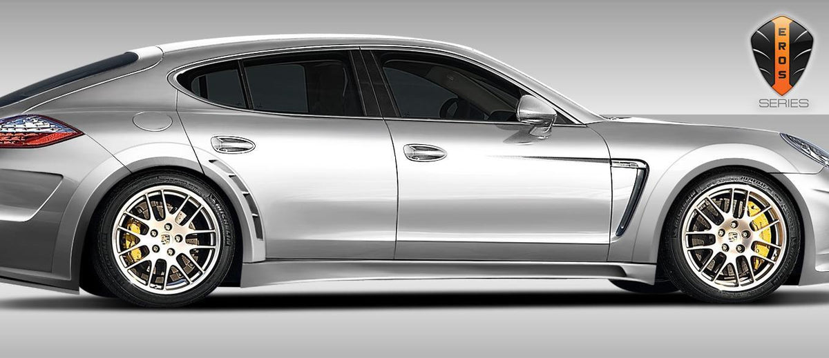 2010-2015 Porsche Panamera Duraflex Eros Version 4 Side Skirts
