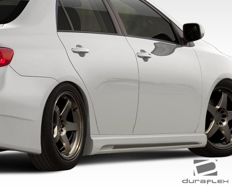 2009-2013 Toyota Corolla Duraflex W-1 Side Skirts