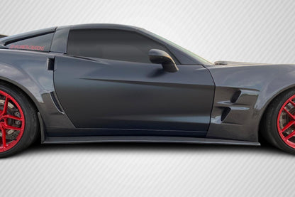 2005-2013 Chevrolet Corvette Carbon Creations GT500 Carbon Fiber Side Skirts