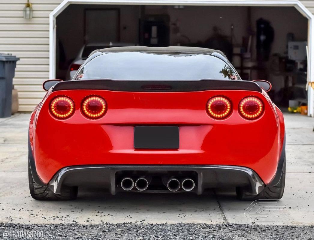 2005-2013 Chevrolet Corvette Carbon Creations GT500 Carbon Fiber Rear Lip
