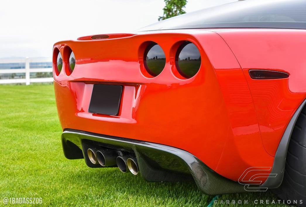 2005-2013 Chevrolet Corvette Carbon Creations GT500 Carbon Fiber Rear Lip