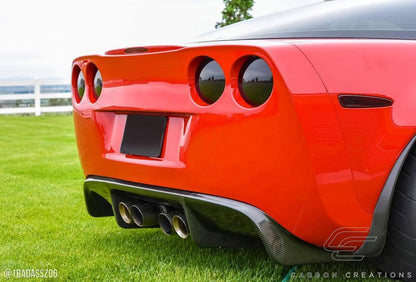 2005-2013 Chevrolet Corvette Carbon Creations GT500 Carbon Fiber Rear Lip