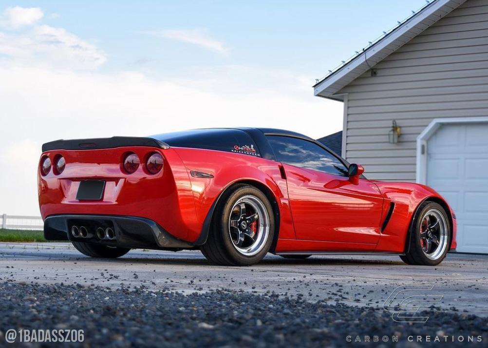 2005-2013 Chevrolet Corvette Carbon Creations GT500 Carbon Fiber Rear Lip