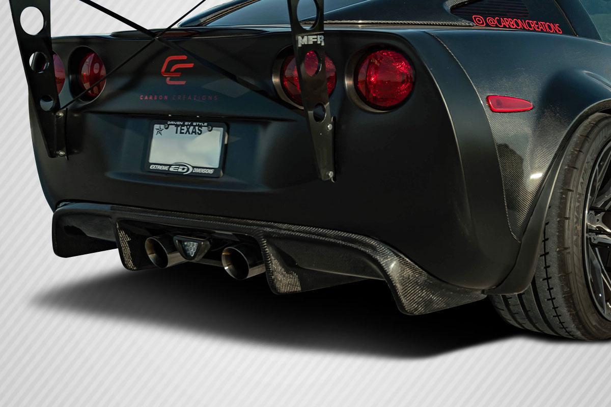 2005-2013 Chevrolet Corvette Carbon Creations GT500 Carbon Fiber Rear Lip