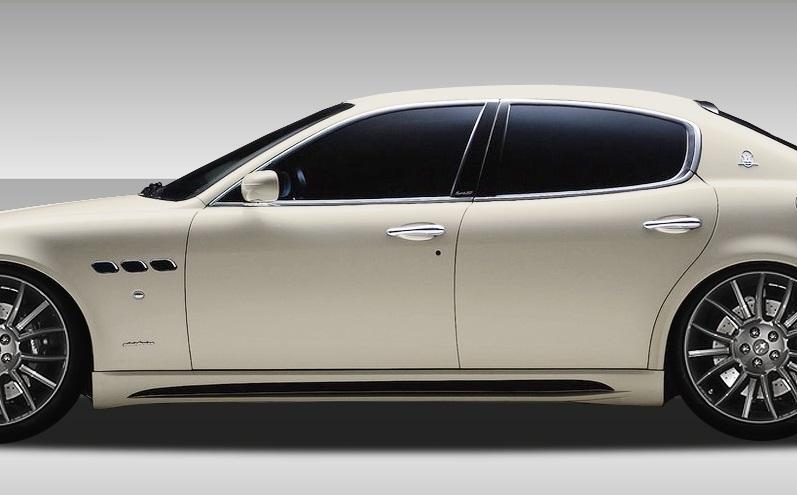 2005-2008 Maserati Quattroporte Duraflex Eros Version 1 Side Skirts