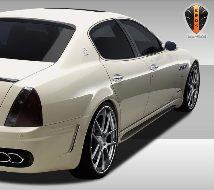 2005-2008 Maserati Quattroporte Duraflex Eros Version 1 Side Skirts