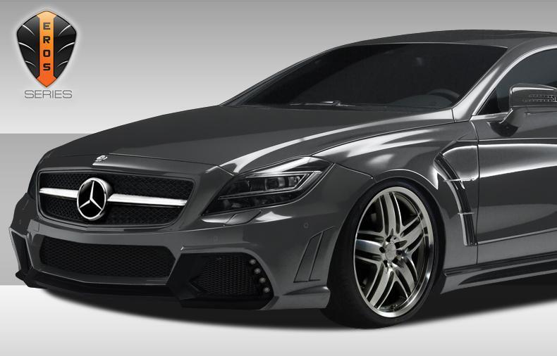 2012-2015 Mercedes CLS Duraflex Eros Version 1 Front Bumper