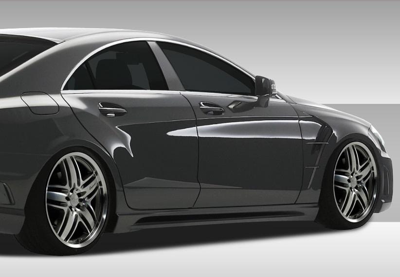 2012-2015 Mercedes CLS Duraflex Eros Version 1 Side Skirts