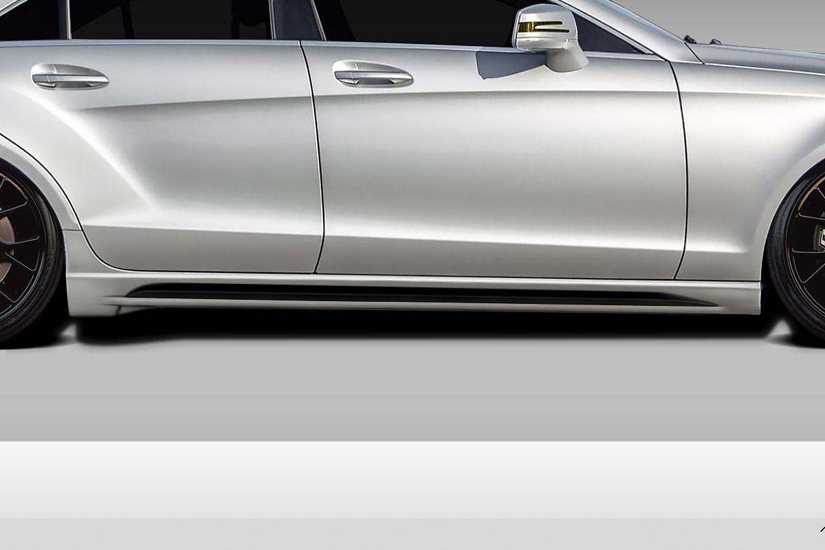 2012-2015 Mercedes CLS Duraflex Eros Version 1 Side Skirts