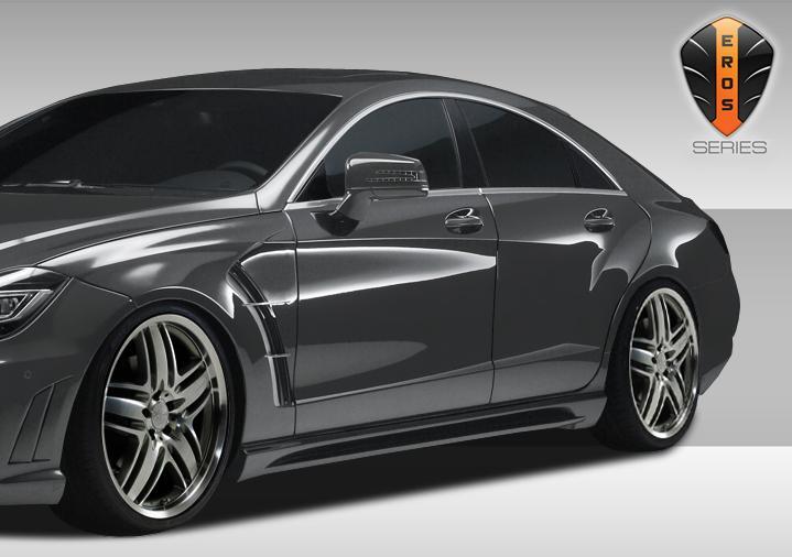 2012-2015 Mercedes CLS Duraflex Eros Version 1 Side Skirts