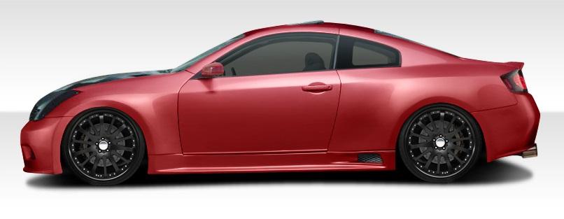 2003-2007 Infiniti G Coupe Duraflex GT500 Side Skirts
