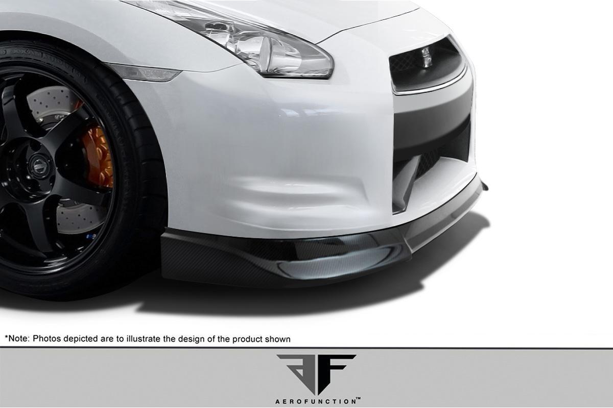 2009-2011 Nissan GTR Aero Function AF-2 Carbon Fiber Front Lip