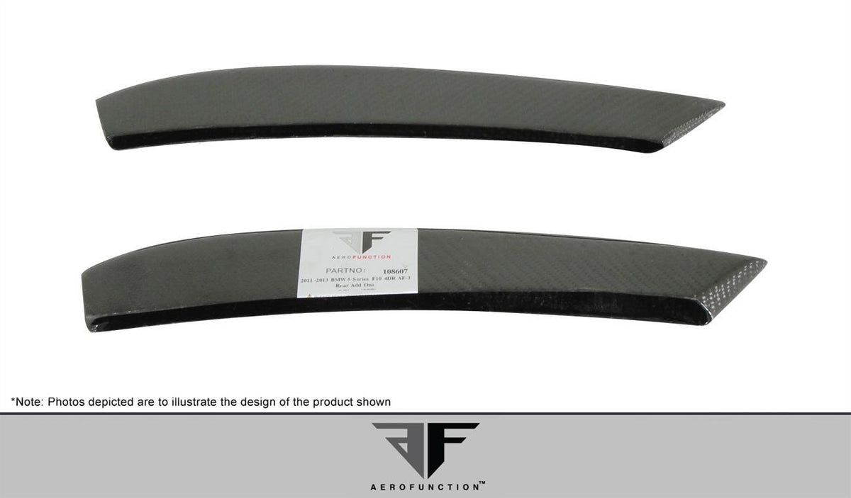 2011-2016 BMW 5 Series Aero Function AF-3 Carbon Fiber Rear Lip