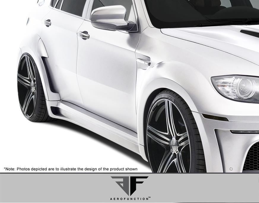 2008-2014 BMW X6 Aero Function AF-5 Side Skirts