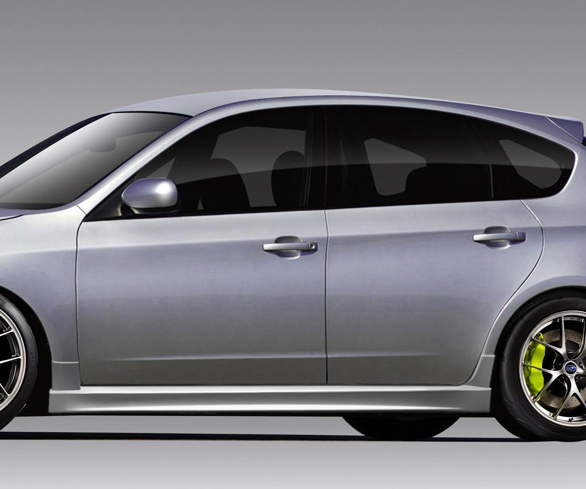 2008-2011 Subaru Impreza Duraflex STI Look Side Skirts