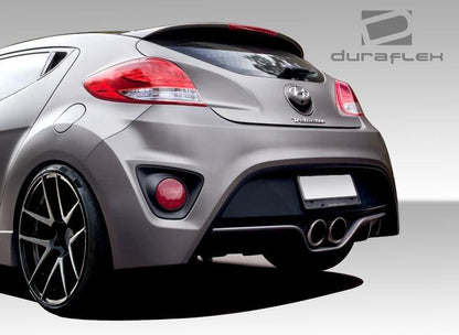 2012-2017 Hyundai Veloster Duraflex Turbo Look Rear Bumper