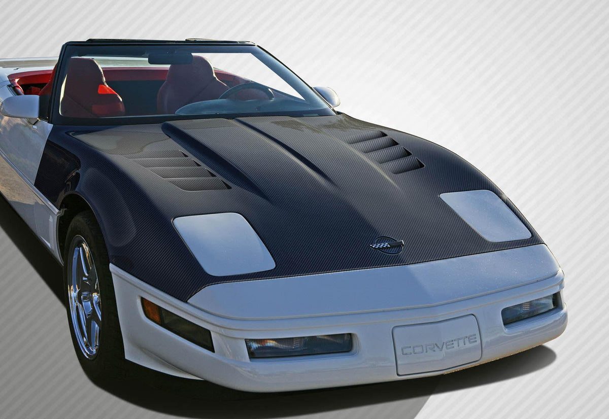 1985-1996 Chevrolet Corvette Carbon Creations GT Racing Carbon Fiber Hood