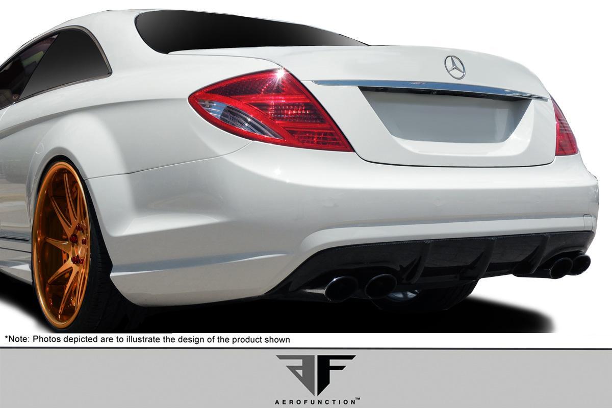 2007-2009 Mercedes CL 63 Aero Function AF-1 Carbon Fiber Rear Lip