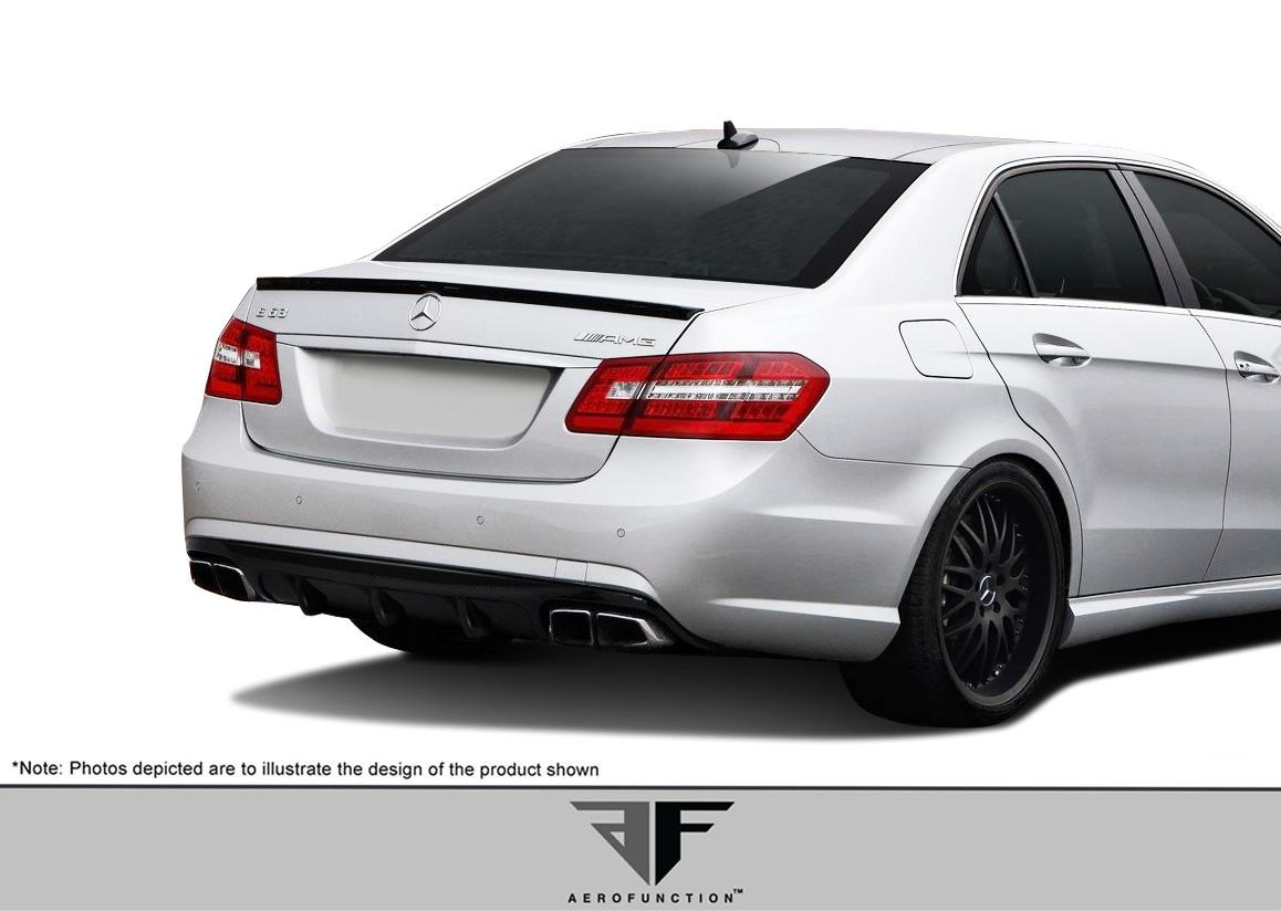 2010-2013 Mercedes E Class Aero Function AF-3 Carbon Fiber Rear Lip