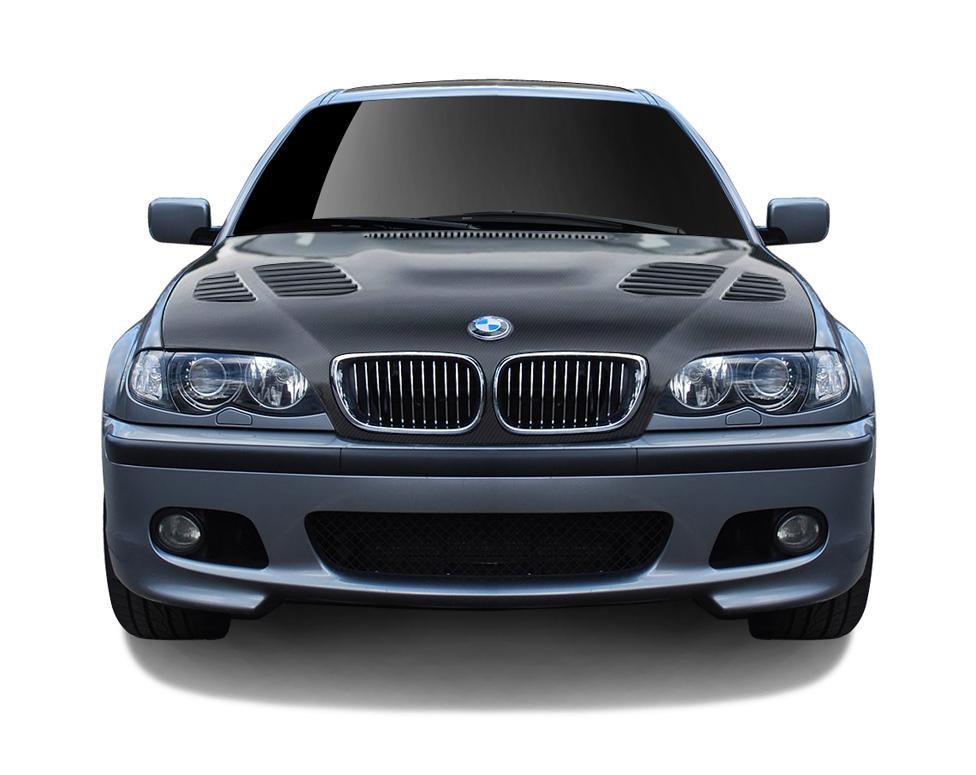 2002-2005 BMW 3 Series Aero Function AF-2 Carbon Fiber Hood