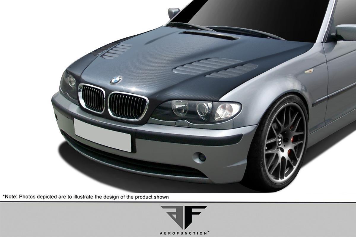 2002-2005 BMW 3 Series Aero Function AF-2 Carbon Fiber Hood