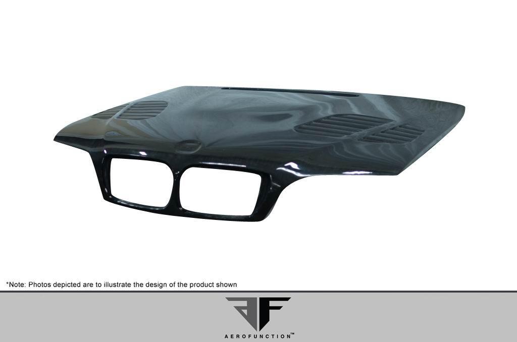 2002-2005 BMW 3 Series Aero Function AF-2 Carbon Fiber Hood