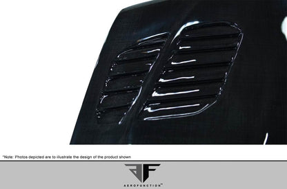 2002-2005 BMW 3 Series Aero Function AF-2 Carbon Fiber Hood