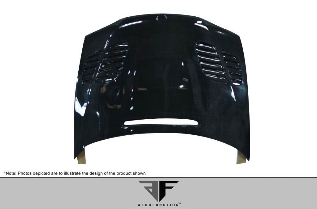 2002-2005 BMW 3 Series Aero Function AF-2 Carbon Fiber Hood