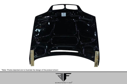 2002-2005 BMW 3 Series Aero Function AF-2 Carbon Fiber Hood