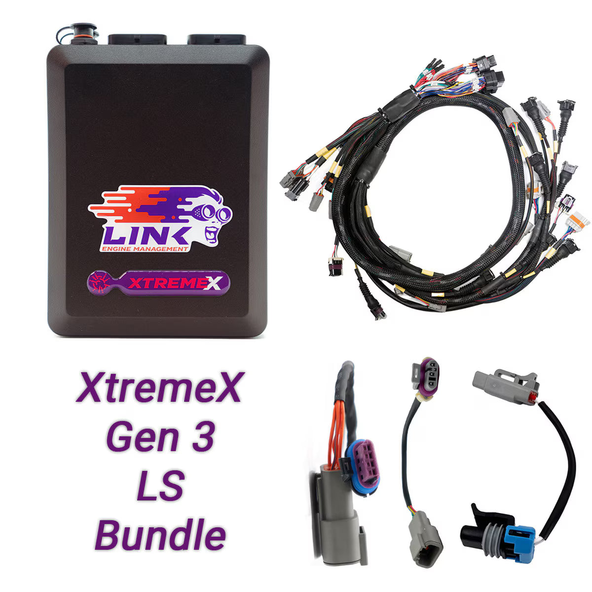 LINK ECU Gen3 LS Drive-By-Wire Bundle: G4X XtremeX ECU + LS Engine Harness