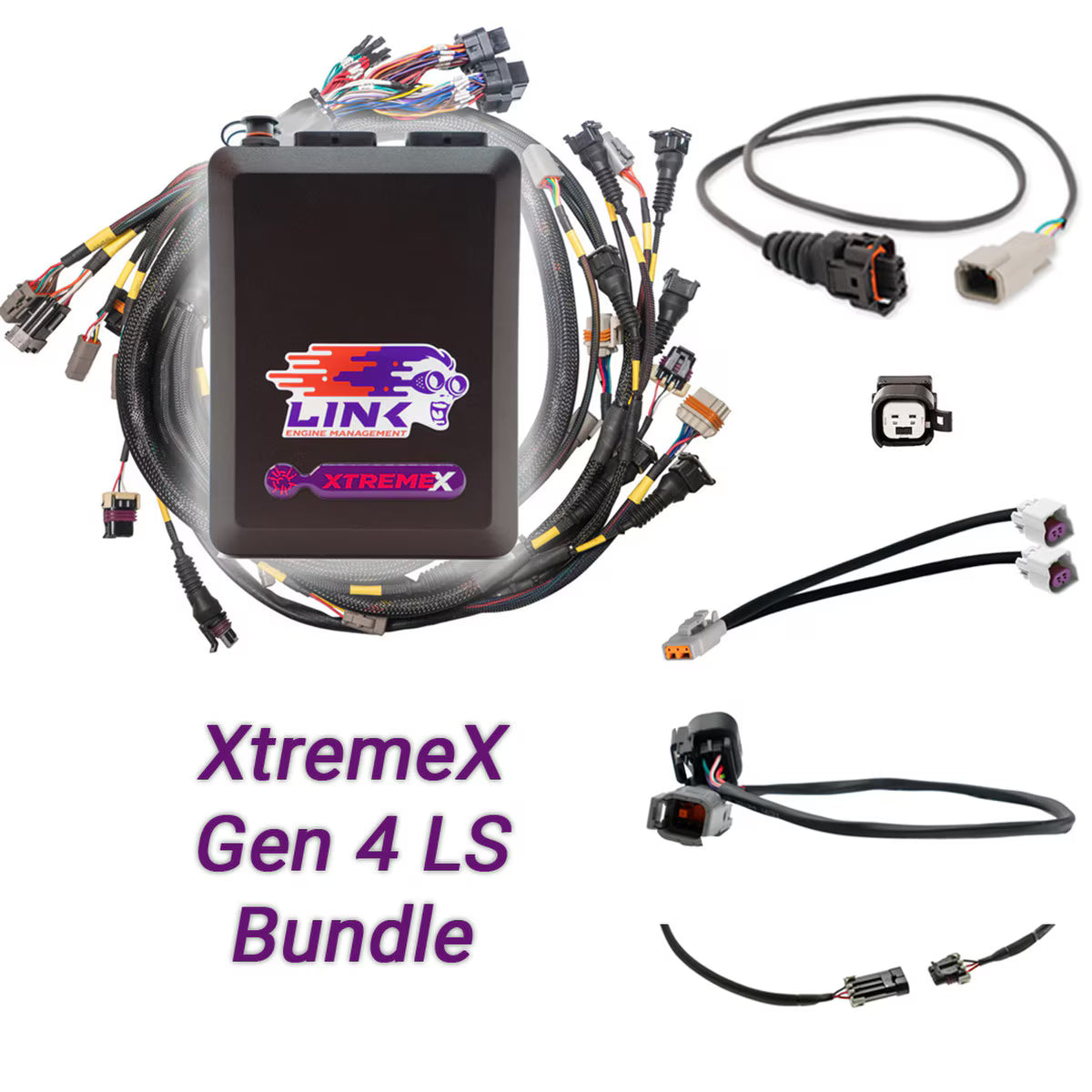 LINK ECU Gen4 LS Drive-By-Wire Bundle: G4X XtremeX ECU + LS Engine Harness + Gen4 Adapter Kit