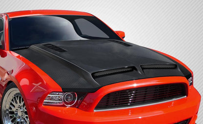 2013-2014 Ford Mustang Carbon Creations GT500 Carbon Fiber Hood
