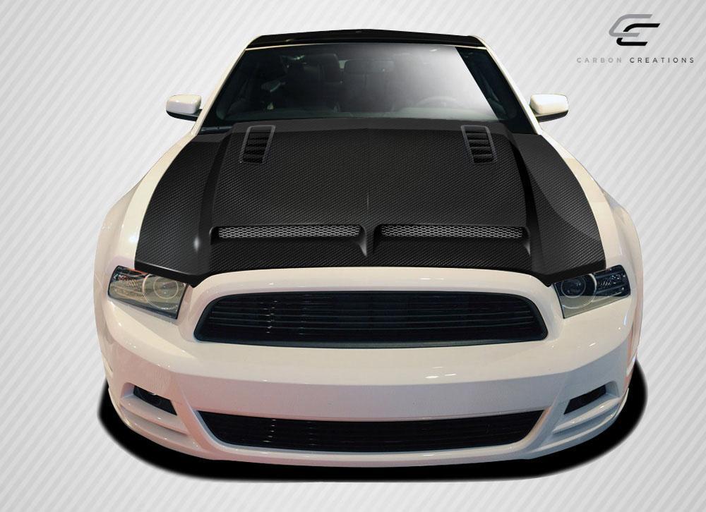 2013-2014 Ford Mustang Carbon Creations GT500 Carbon Fiber Hood